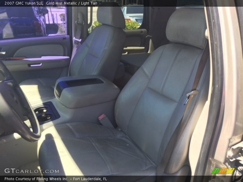 Gold Mist Metallic / Light Tan 2007 GMC Yukon SLE