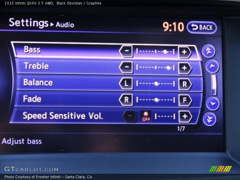 Black Obsidian / Graphite 2015 Infiniti QX60 3.5 AWD