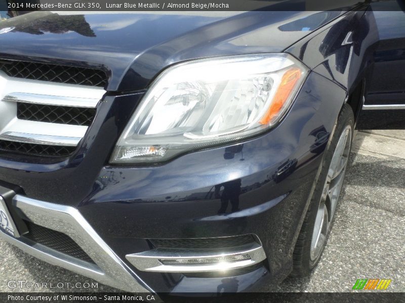 Lunar Blue Metallic / Almond Beige/Mocha 2014 Mercedes-Benz GLK 350