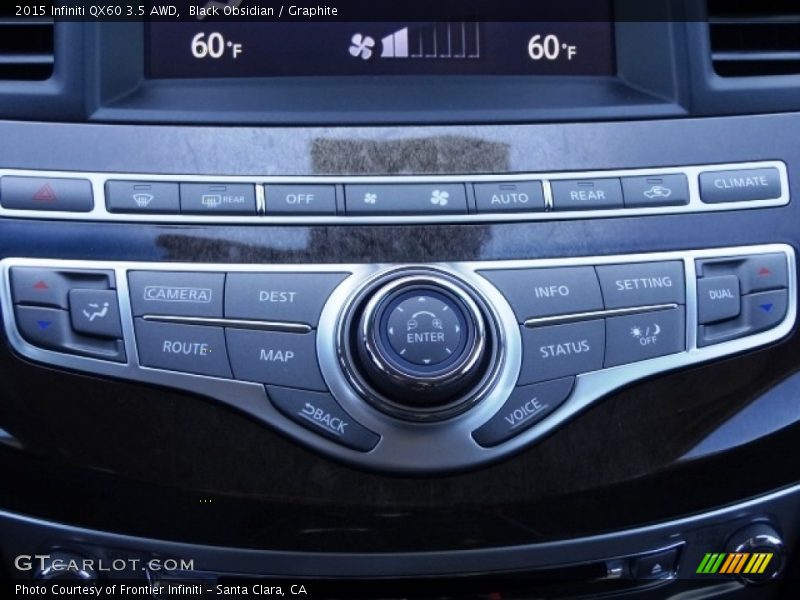 Black Obsidian / Graphite 2015 Infiniti QX60 3.5 AWD