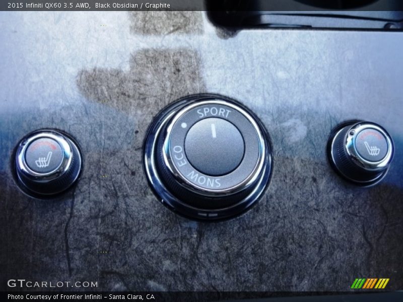 Black Obsidian / Graphite 2015 Infiniti QX60 3.5 AWD
