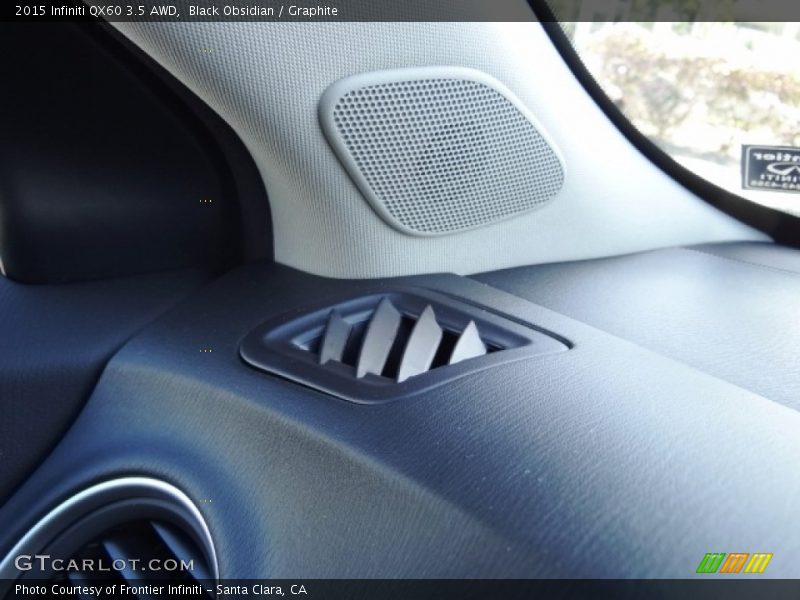 Black Obsidian / Graphite 2015 Infiniti QX60 3.5 AWD