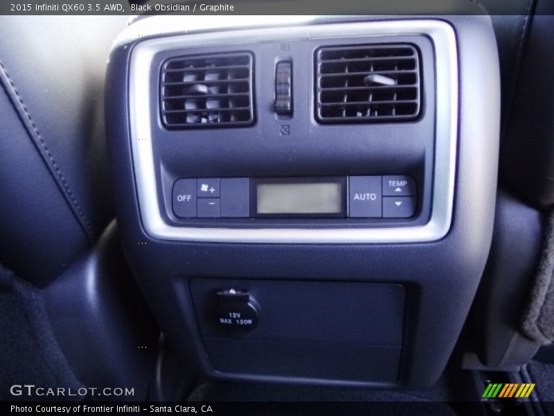Black Obsidian / Graphite 2015 Infiniti QX60 3.5 AWD