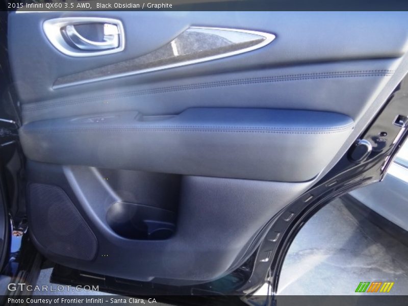Black Obsidian / Graphite 2015 Infiniti QX60 3.5 AWD