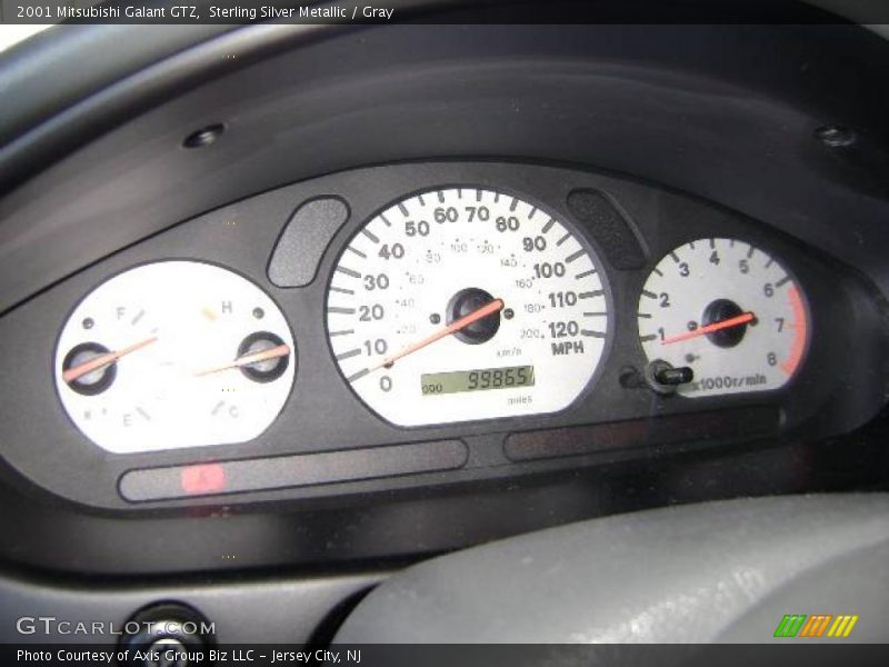 Sterling Silver Metallic / Gray 2001 Mitsubishi Galant GTZ