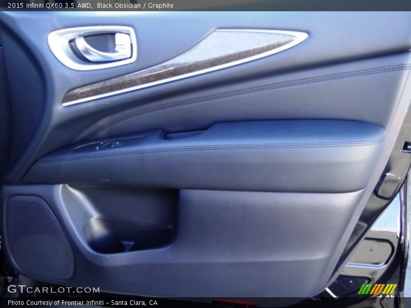 Black Obsidian / Graphite 2015 Infiniti QX60 3.5 AWD