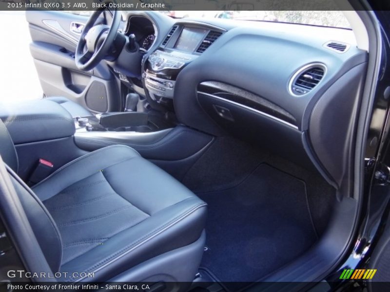 Black Obsidian / Graphite 2015 Infiniti QX60 3.5 AWD