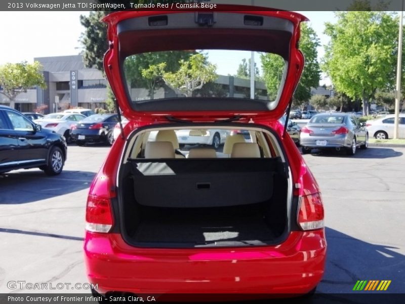 Tornado Red / Cornsilk Beige 2013 Volkswagen Jetta TDI SportWagen
