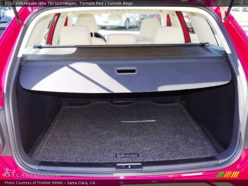 Tornado Red / Cornsilk Beige 2013 Volkswagen Jetta TDI SportWagen