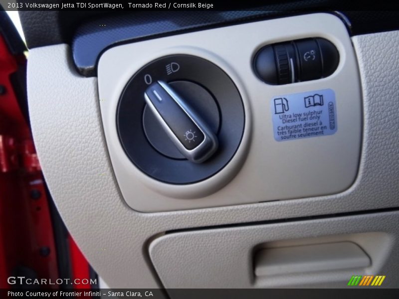Tornado Red / Cornsilk Beige 2013 Volkswagen Jetta TDI SportWagen