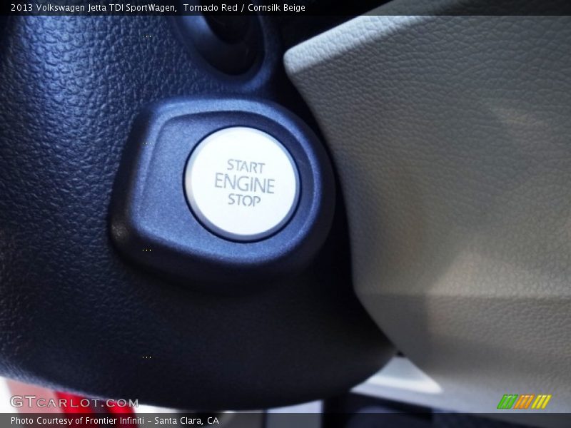 Tornado Red / Cornsilk Beige 2013 Volkswagen Jetta TDI SportWagen