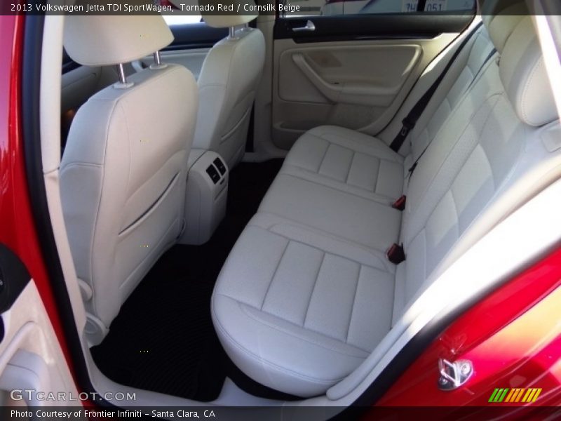 Tornado Red / Cornsilk Beige 2013 Volkswagen Jetta TDI SportWagen