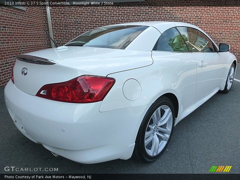 Moonlight White / Stone 2010 Infiniti G 37 S Sport Convertible