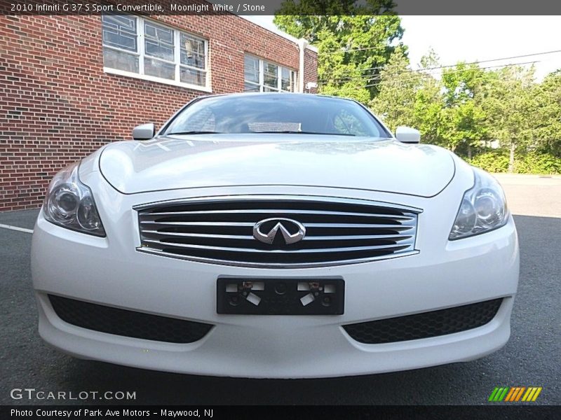 Moonlight White / Stone 2010 Infiniti G 37 S Sport Convertible