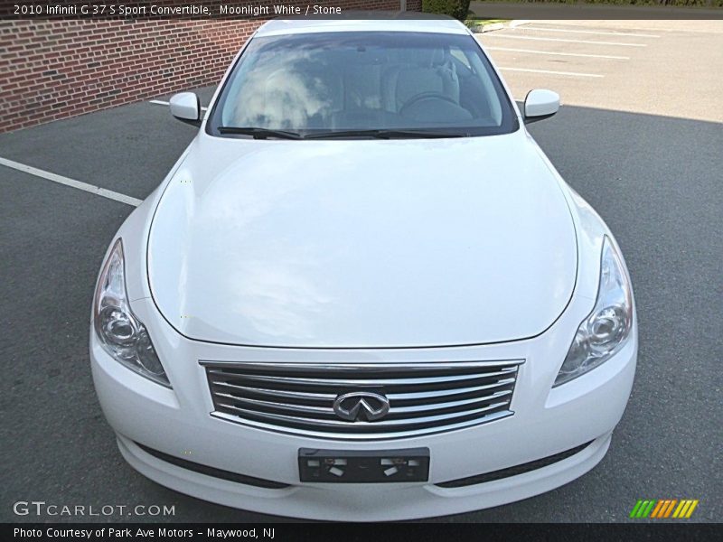 Moonlight White / Stone 2010 Infiniti G 37 S Sport Convertible