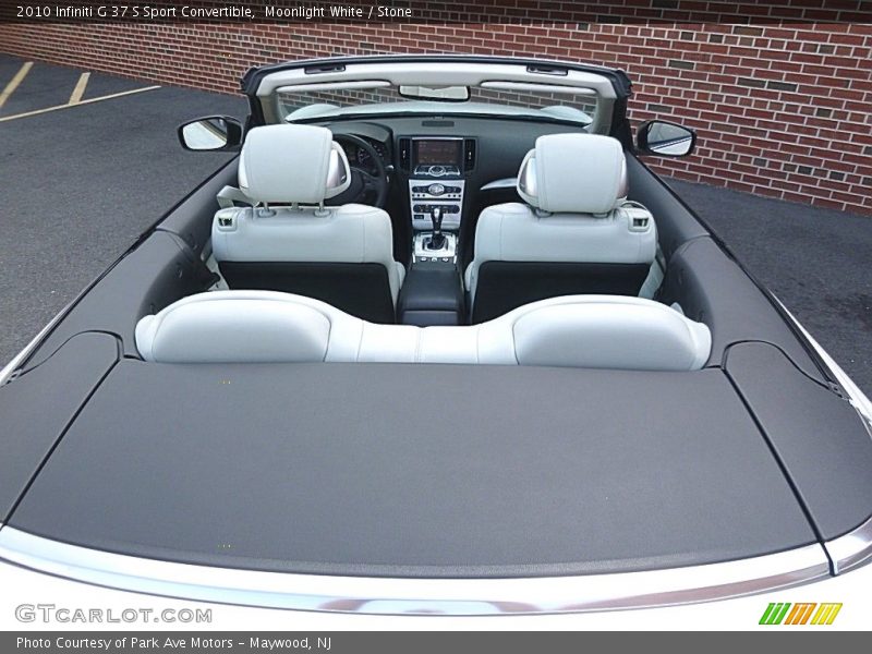 Moonlight White / Stone 2010 Infiniti G 37 S Sport Convertible