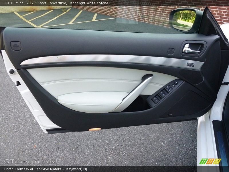 Moonlight White / Stone 2010 Infiniti G 37 S Sport Convertible