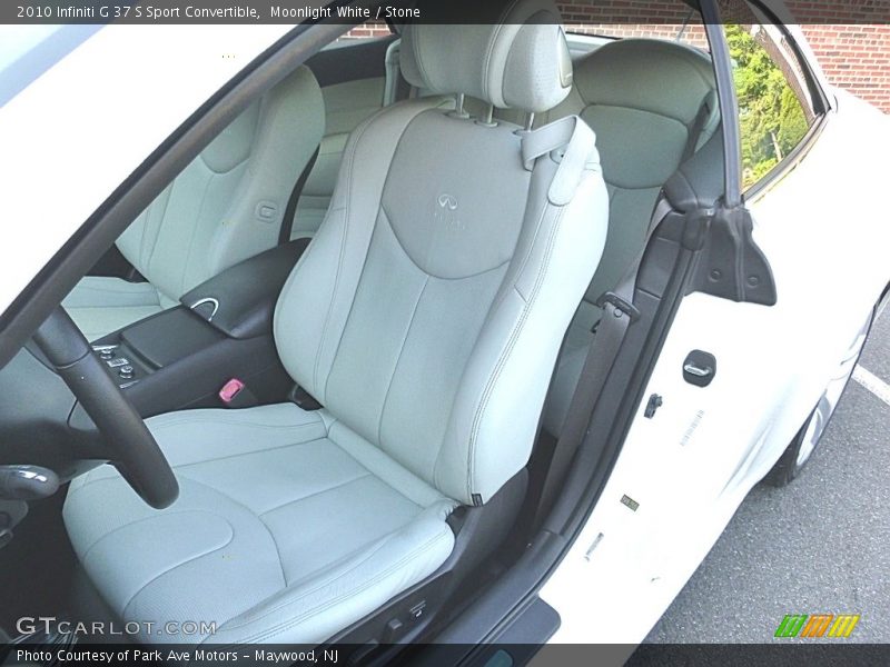 Moonlight White / Stone 2010 Infiniti G 37 S Sport Convertible