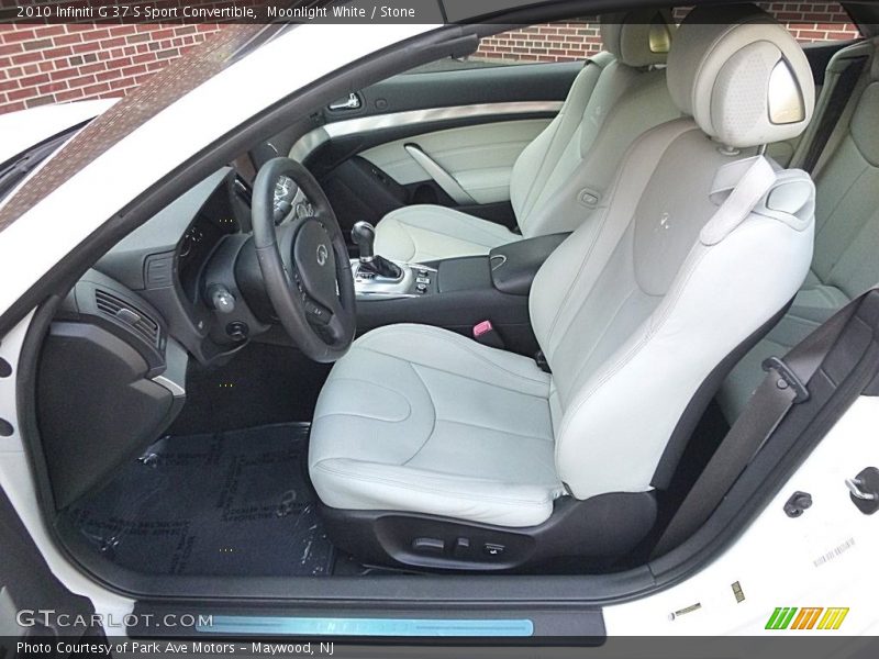 Moonlight White / Stone 2010 Infiniti G 37 S Sport Convertible