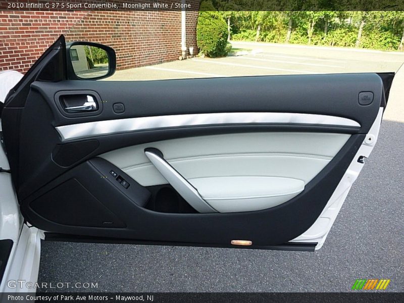 Moonlight White / Stone 2010 Infiniti G 37 S Sport Convertible