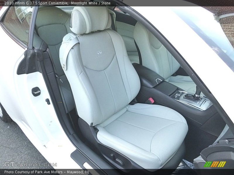Moonlight White / Stone 2010 Infiniti G 37 S Sport Convertible