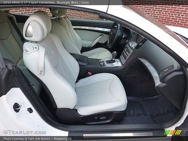 Moonlight White / Stone 2010 Infiniti G 37 S Sport Convertible