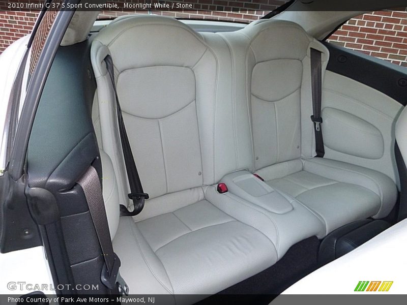 Moonlight White / Stone 2010 Infiniti G 37 S Sport Convertible