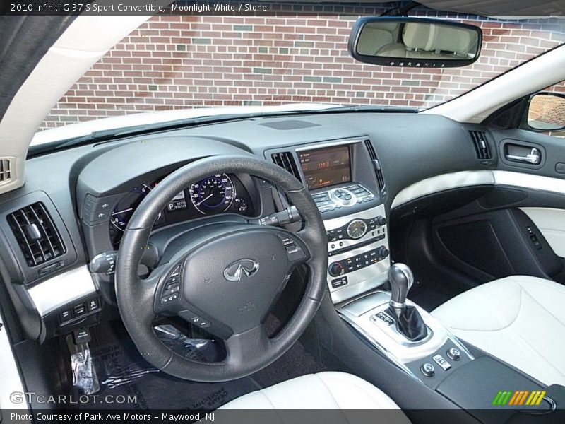 Moonlight White / Stone 2010 Infiniti G 37 S Sport Convertible