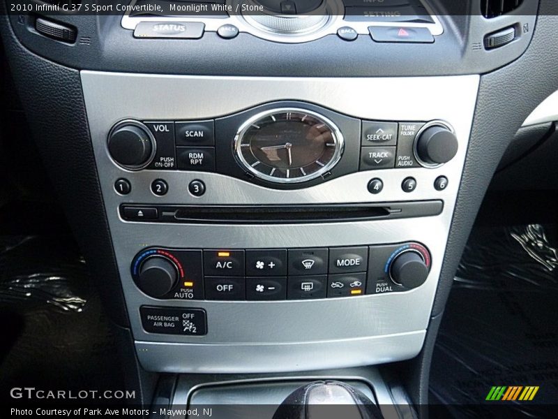 Moonlight White / Stone 2010 Infiniti G 37 S Sport Convertible