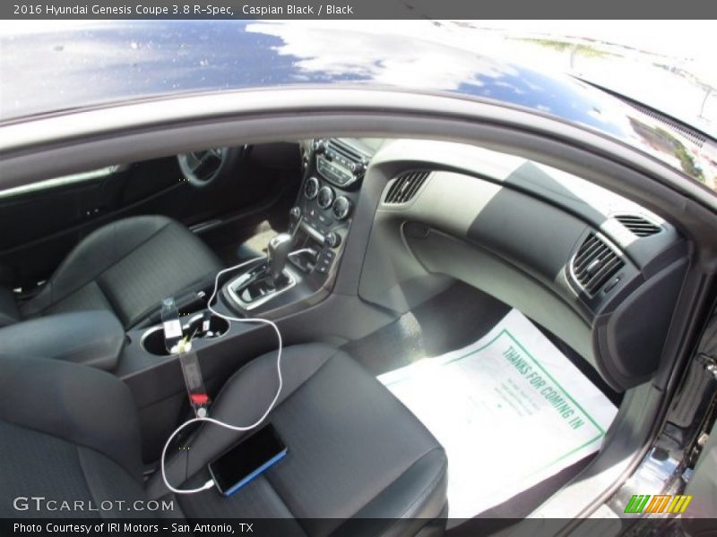 Caspian Black / Black 2016 Hyundai Genesis Coupe 3.8 R-Spec