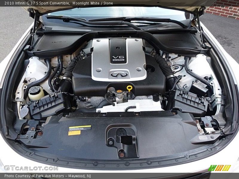 Moonlight White / Stone 2010 Infiniti G 37 S Sport Convertible