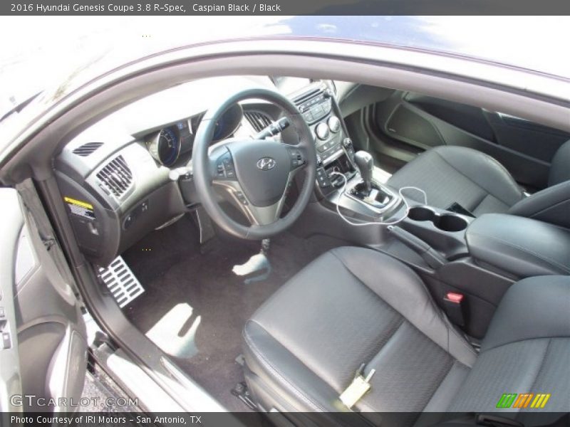 Caspian Black / Black 2016 Hyundai Genesis Coupe 3.8 R-Spec