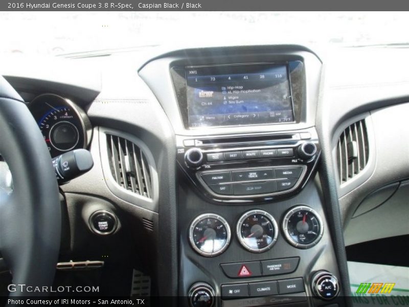 Caspian Black / Black 2016 Hyundai Genesis Coupe 3.8 R-Spec