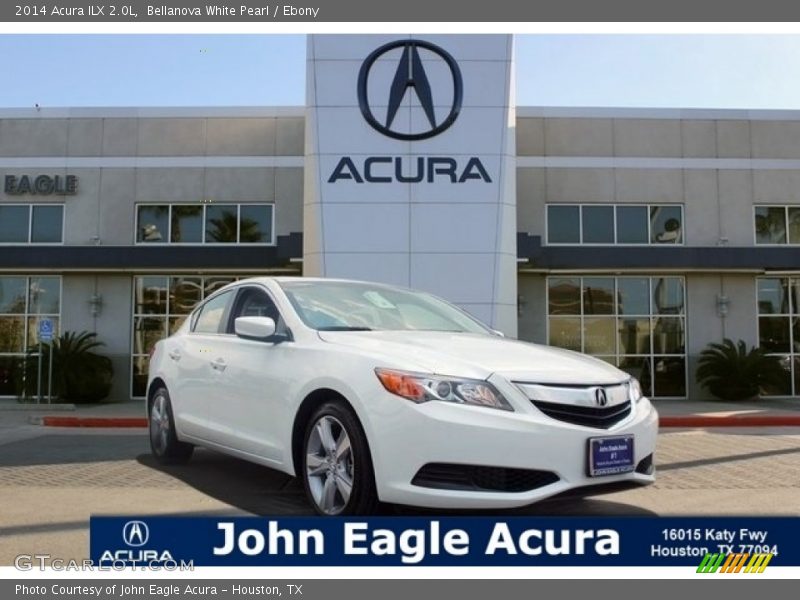 Bellanova White Pearl / Ebony 2014 Acura ILX 2.0L