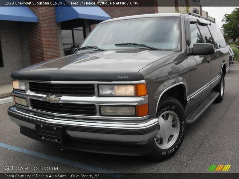 Medium Beige Mystique Metallic / Gray 1998 Chevrolet Suburban C1500 LT