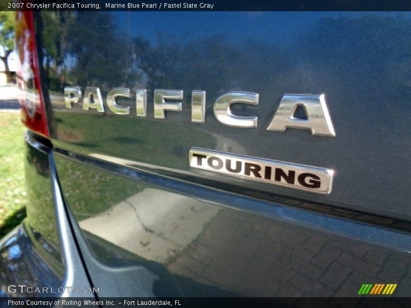 Marine Blue Pearl / Pastel Slate Gray 2007 Chrysler Pacifica Touring
