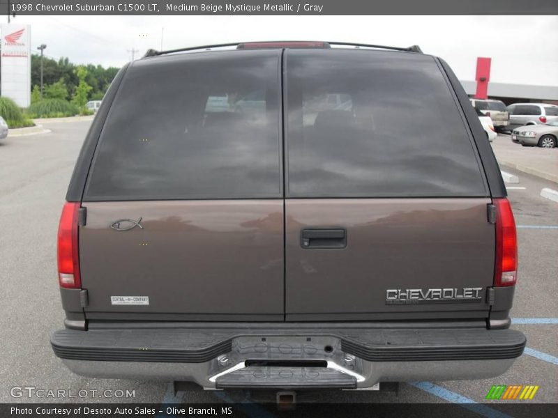 Medium Beige Mystique Metallic / Gray 1998 Chevrolet Suburban C1500 LT