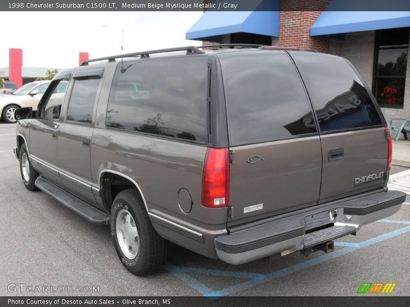 Medium Beige Mystique Metallic / Gray 1998 Chevrolet Suburban C1500 LT