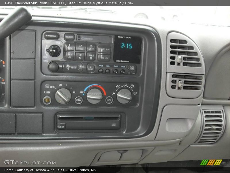 Medium Beige Mystique Metallic / Gray 1998 Chevrolet Suburban C1500 LT