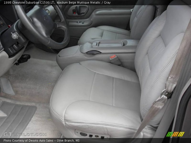 Medium Beige Mystique Metallic / Gray 1998 Chevrolet Suburban C1500 LT