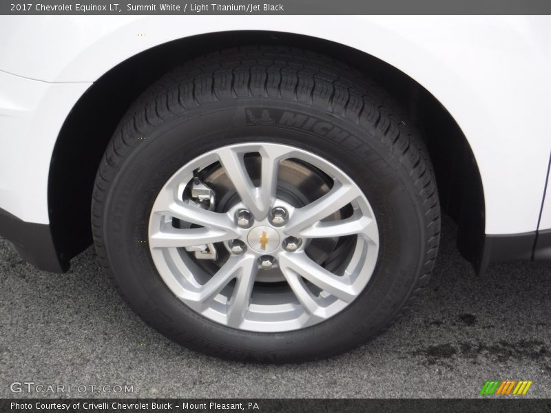 Summit White / Light Titanium/Jet Black 2017 Chevrolet Equinox LT