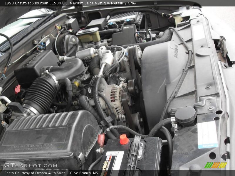 Medium Beige Mystique Metallic / Gray 1998 Chevrolet Suburban C1500 LT