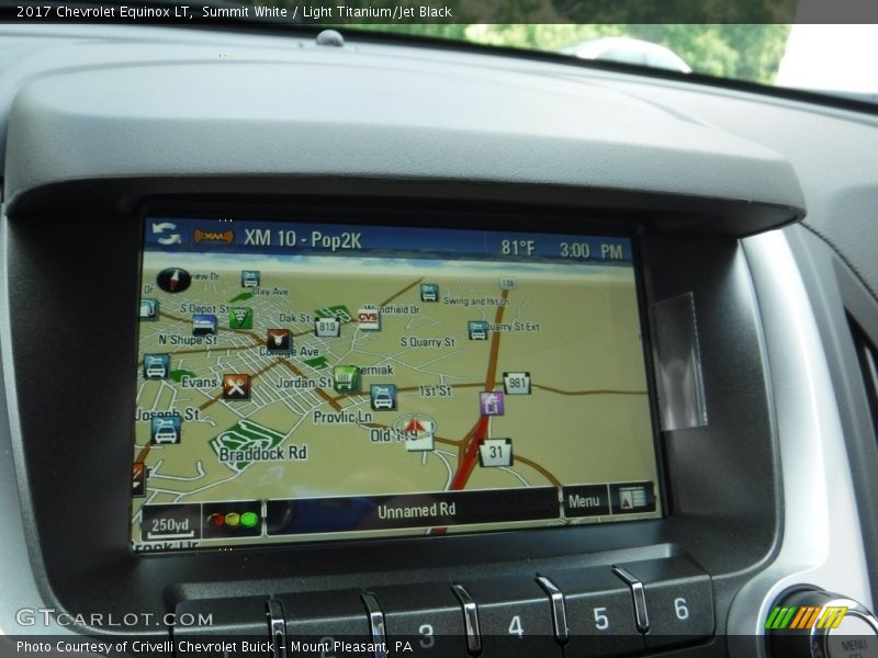 Summit White / Light Titanium/Jet Black 2017 Chevrolet Equinox LT