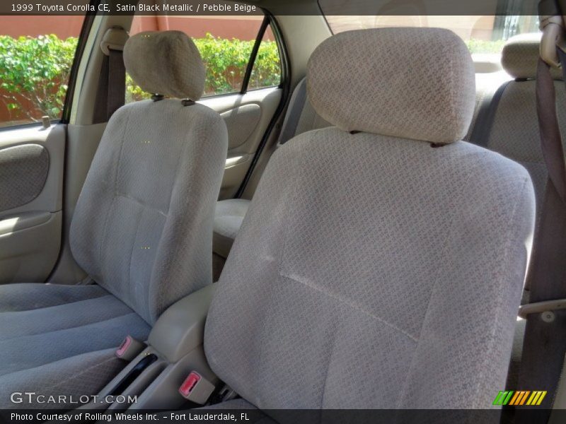 Satin Black Metallic / Pebble Beige 1999 Toyota Corolla CE