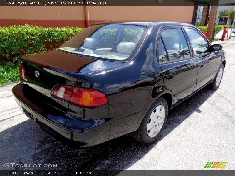 Satin Black Metallic / Pebble Beige 1999 Toyota Corolla CE