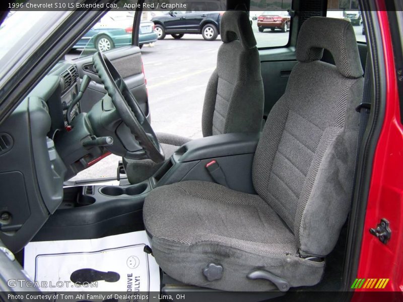 Apple Red / Graphite 1996 Chevrolet S10 LS Extended Cab