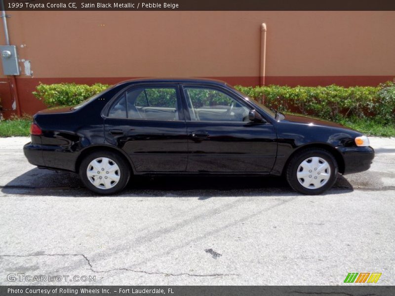Satin Black Metallic / Pebble Beige 1999 Toyota Corolla CE