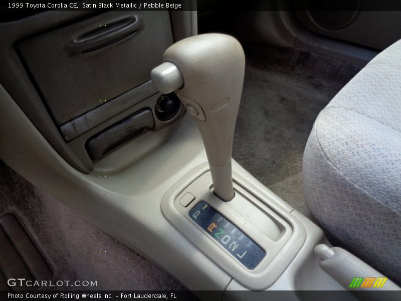 Satin Black Metallic / Pebble Beige 1999 Toyota Corolla CE