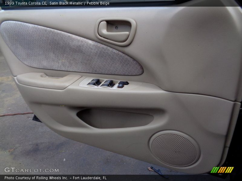 Satin Black Metallic / Pebble Beige 1999 Toyota Corolla CE