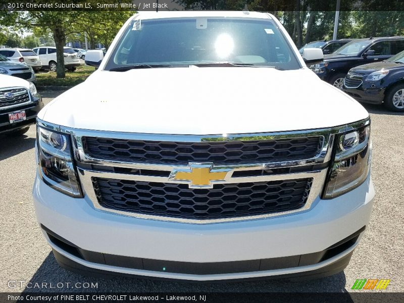 Summit White / Jet Black 2016 Chevrolet Suburban LS